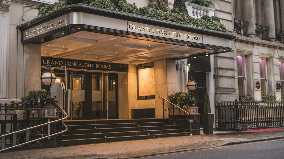 Entrance to the Grand Connaught Rooms