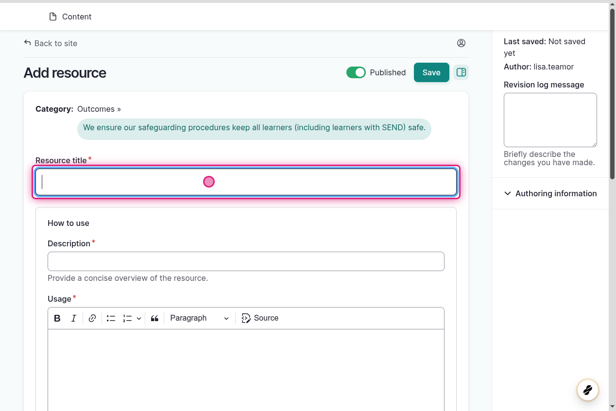 Screenshot of step 8, click on highlight