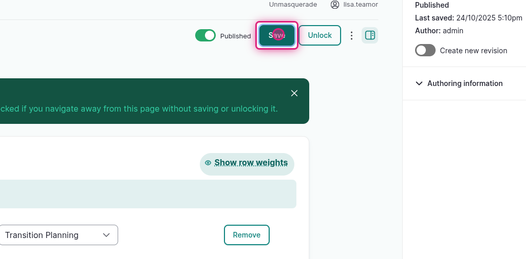 Screenshot of step 9, click on highlight