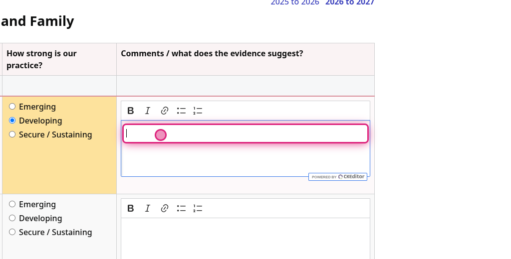 Screenshot of step 5, click on Comments