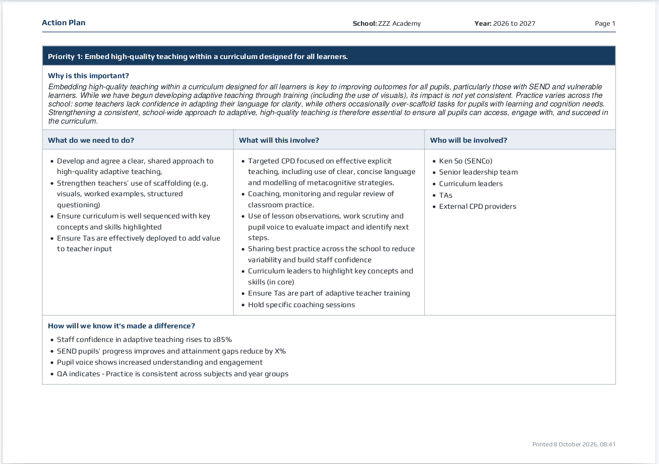 PDF of Action plan