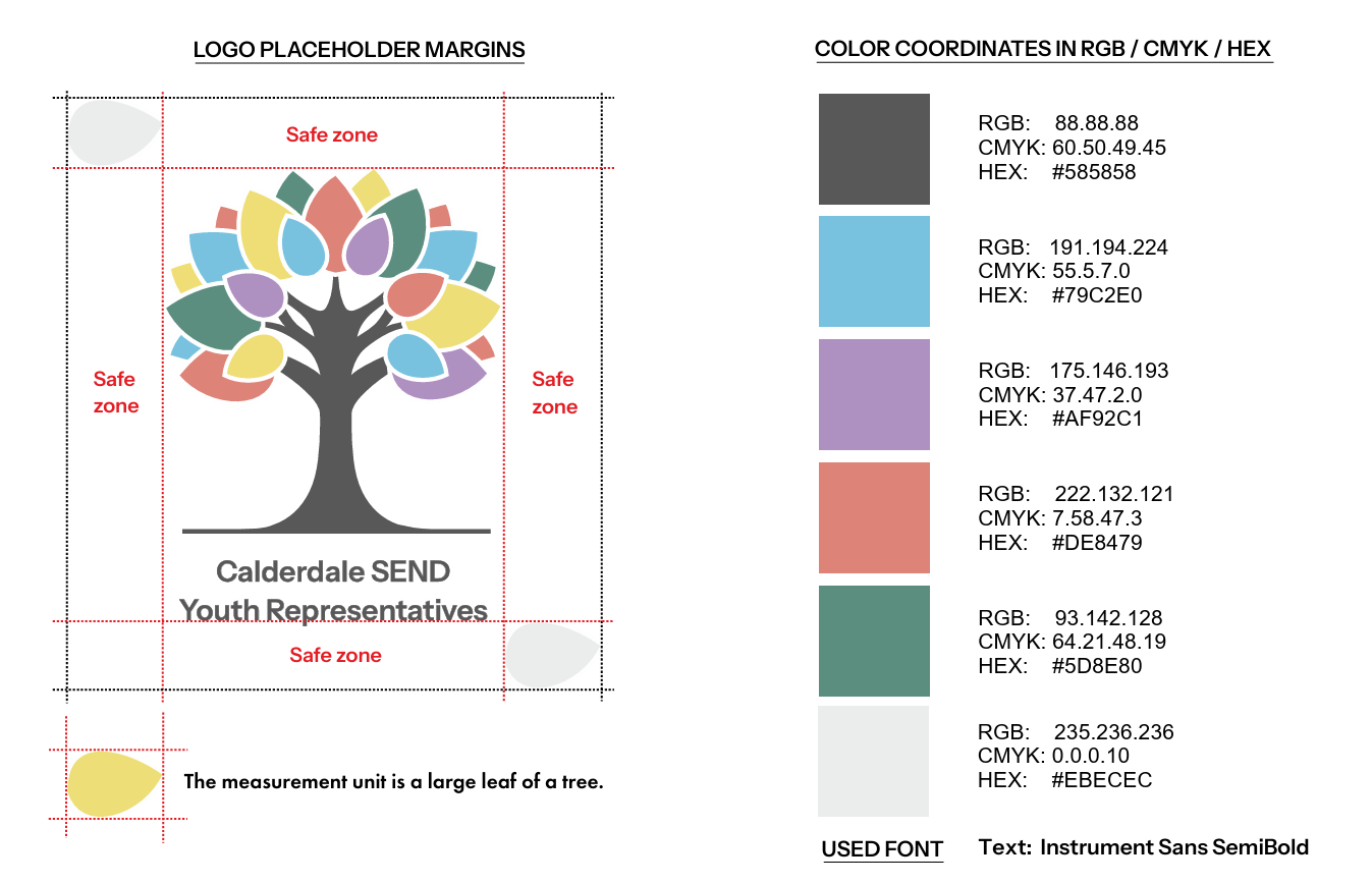 Margins and colour scheme